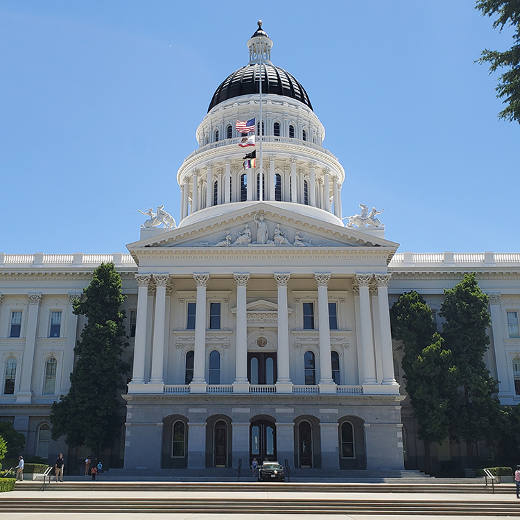 Stock image of a government building.